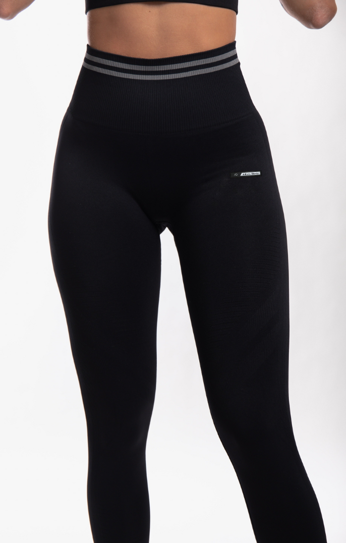 ATHLETIC DISTRICT - Sportleggins Seamless - schwarz