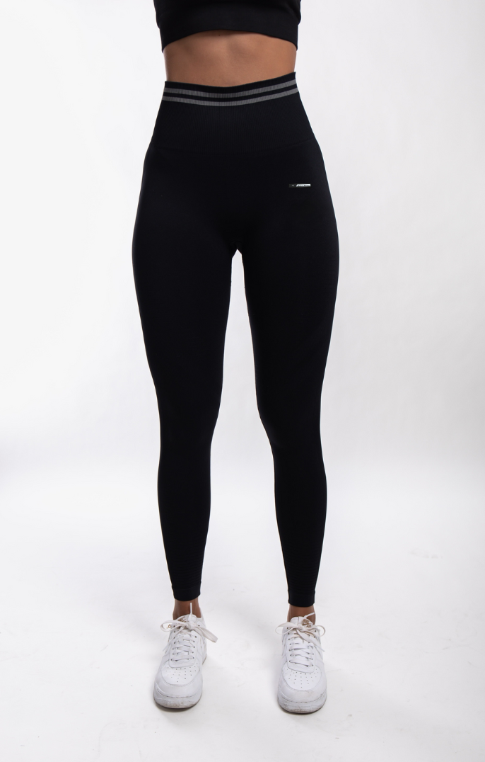 ATHLETIC DISTRICT - Sportleggins Seamless - schwarz