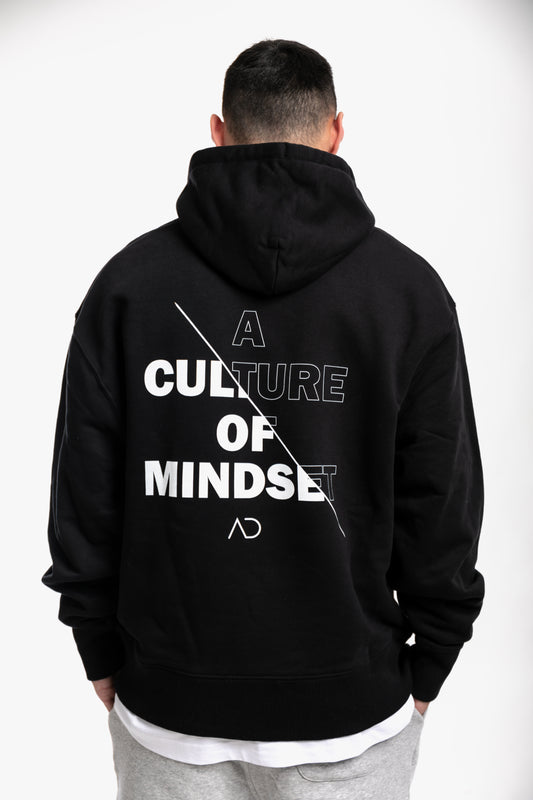 ATHLETIC DISTRICT - MINDSET - Oversized Hoodie black - Organic