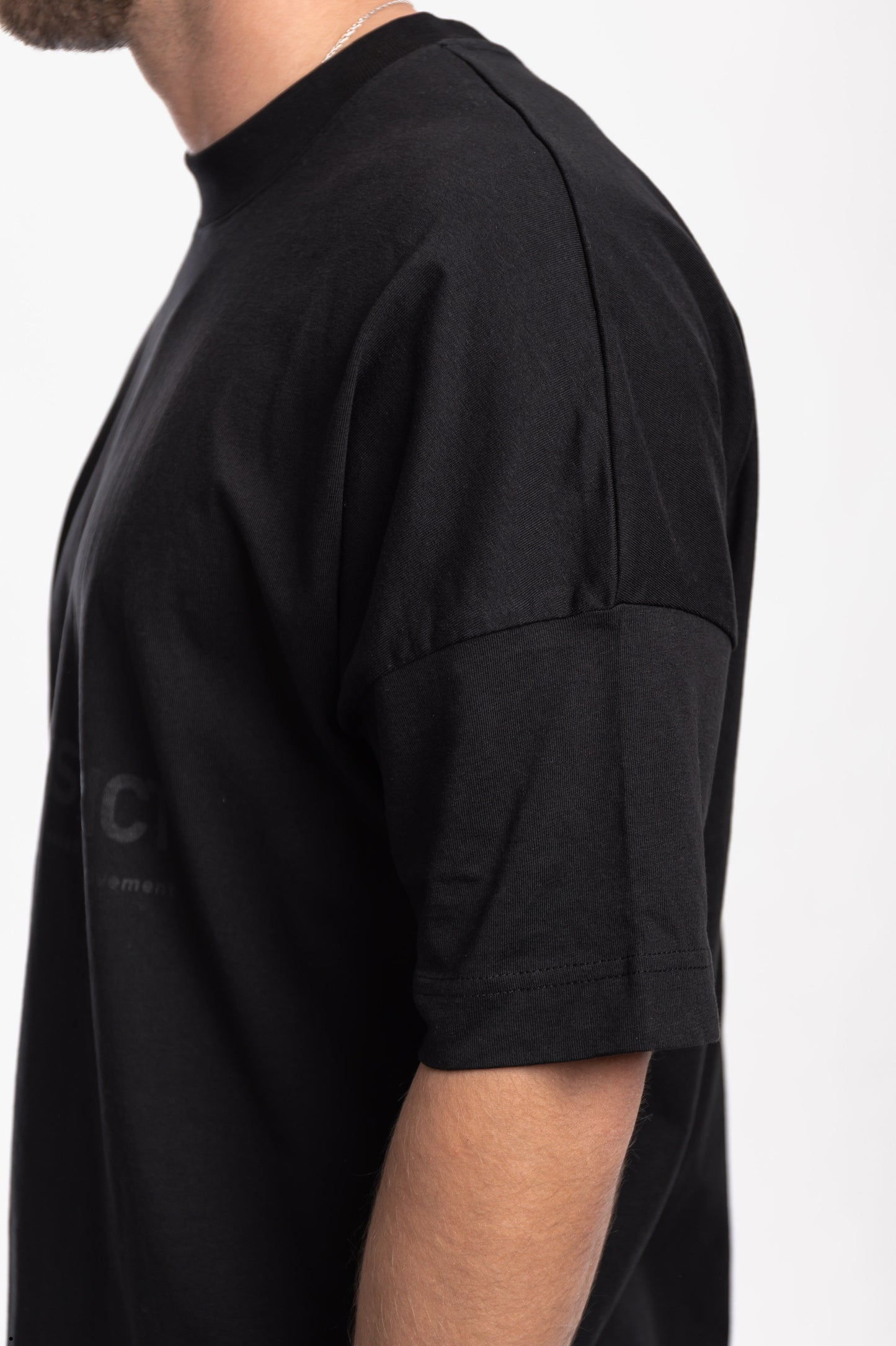 Athletic District - WE GRIND Kollektion - Organic Oversize T-Shirt-black on black