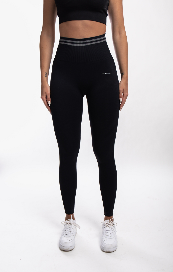 ATHLETIC DISTRICT - Sportleggins Seamless - schwarz