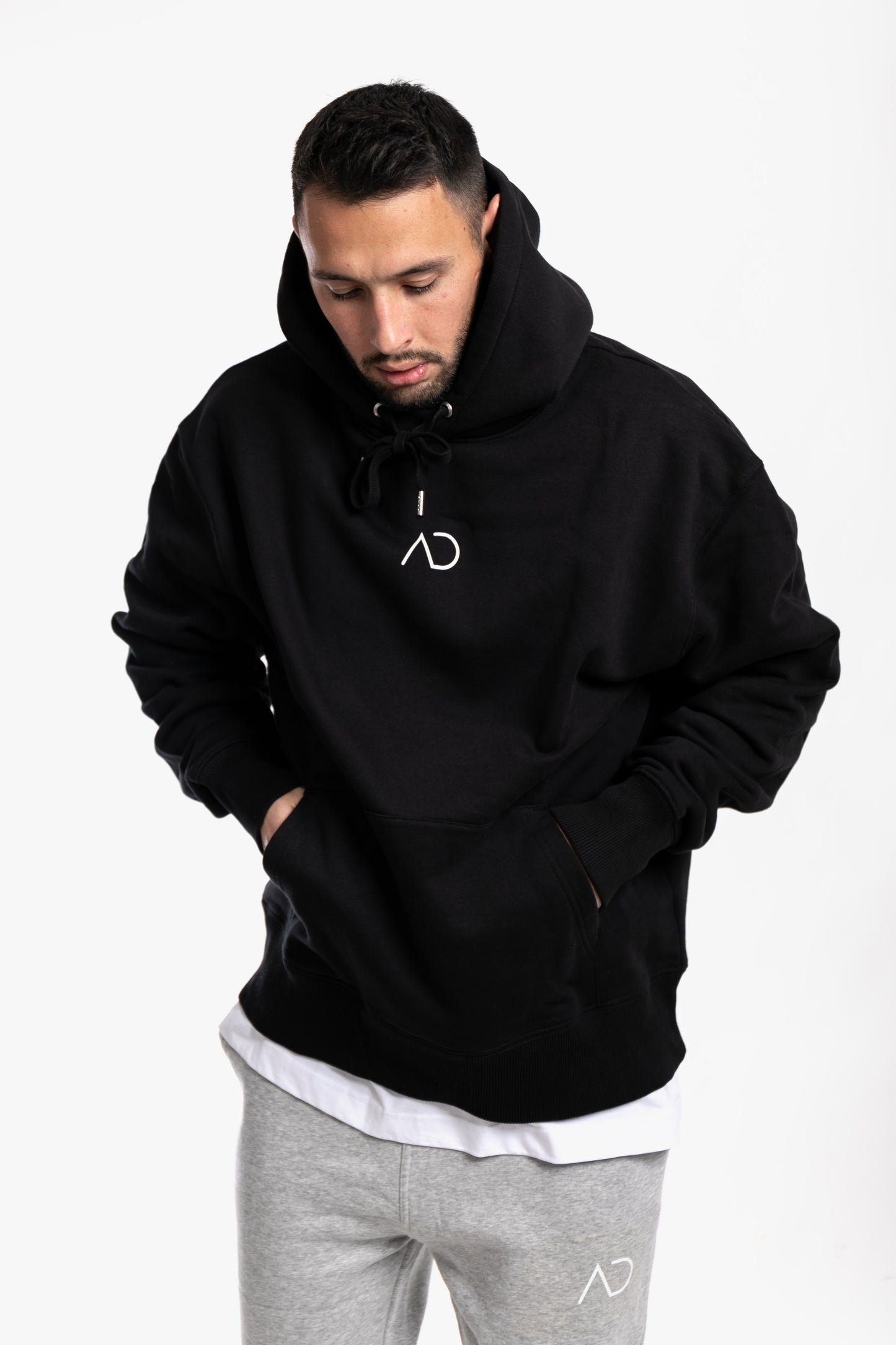 ATHLETIC DISTRICT - MINDSET - Oversized Hoodie black - Organic